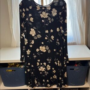 Old Navy Long Sleeve Swing Dress, Size M